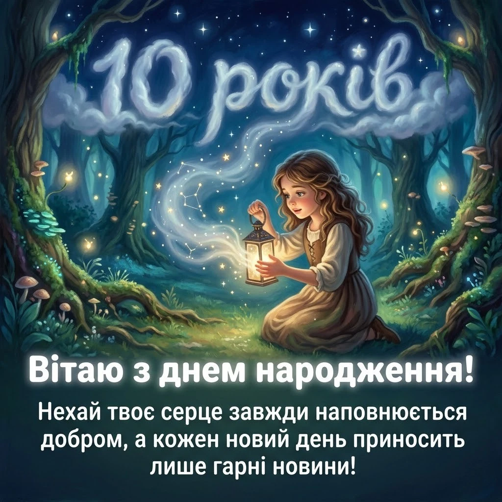 Перша «десятка» в житті: вітаємо улюблену внучку зі святом