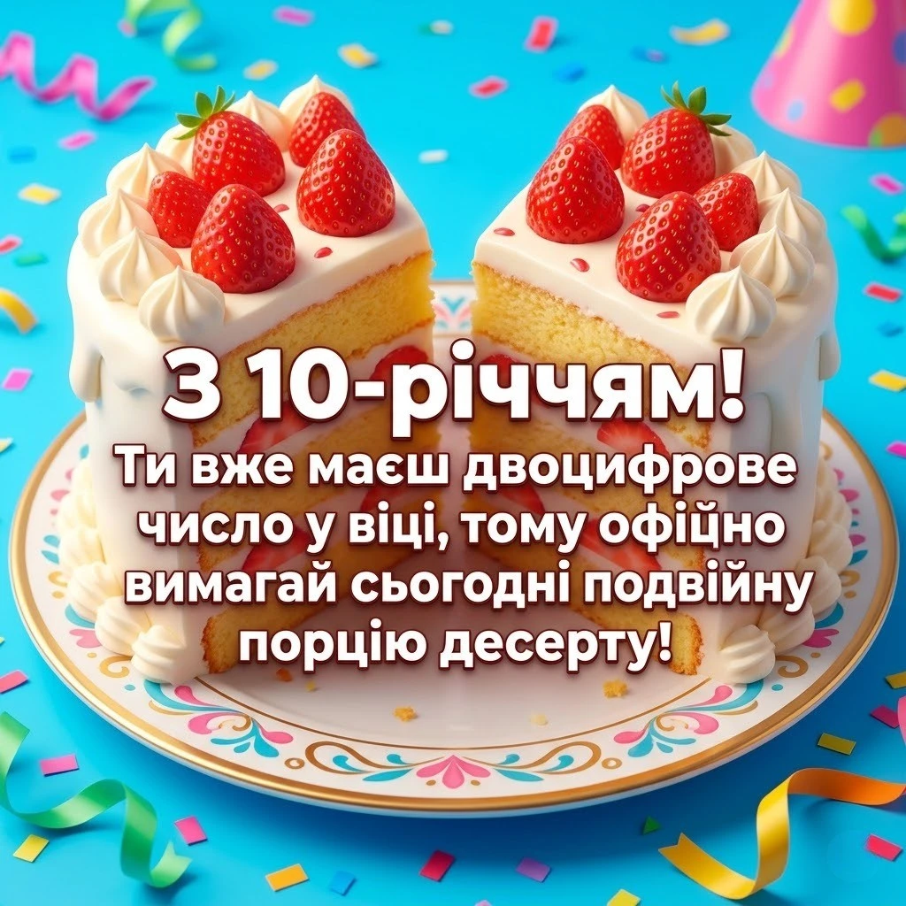 Перша «десятка» в житті: вітаємо улюблену внучку зі святом