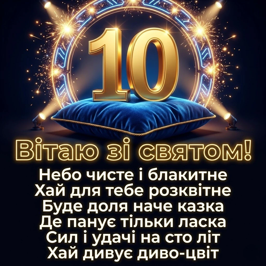 Перша «десятка» в житті: вітаємо улюблену внучку зі святом