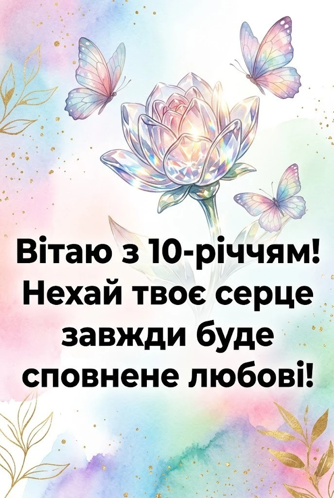 Перша «десятка» в житті: вітаємо улюблену внучку зі святом