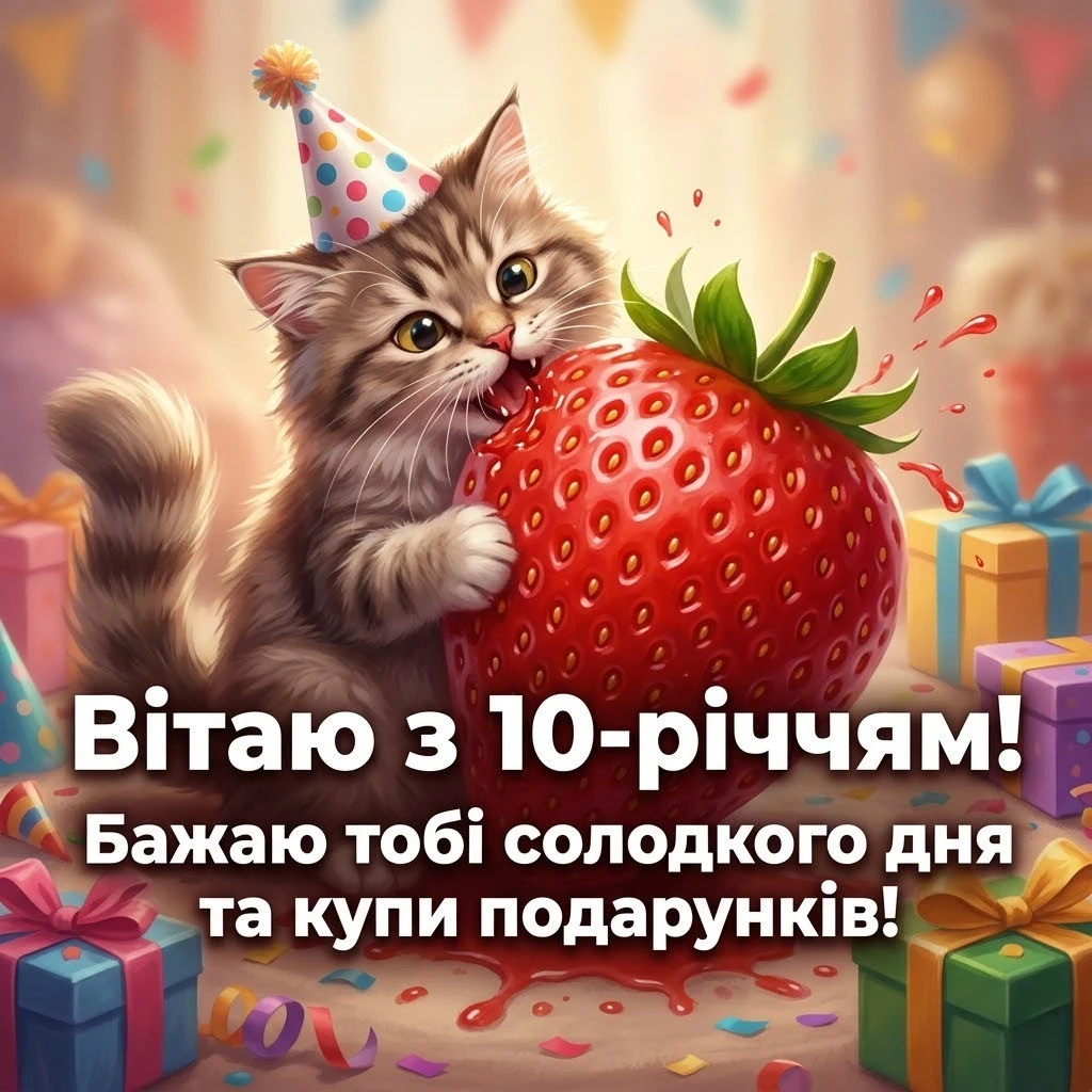 Перша «десятка» в житті: вітаємо улюблену внучку зі святом