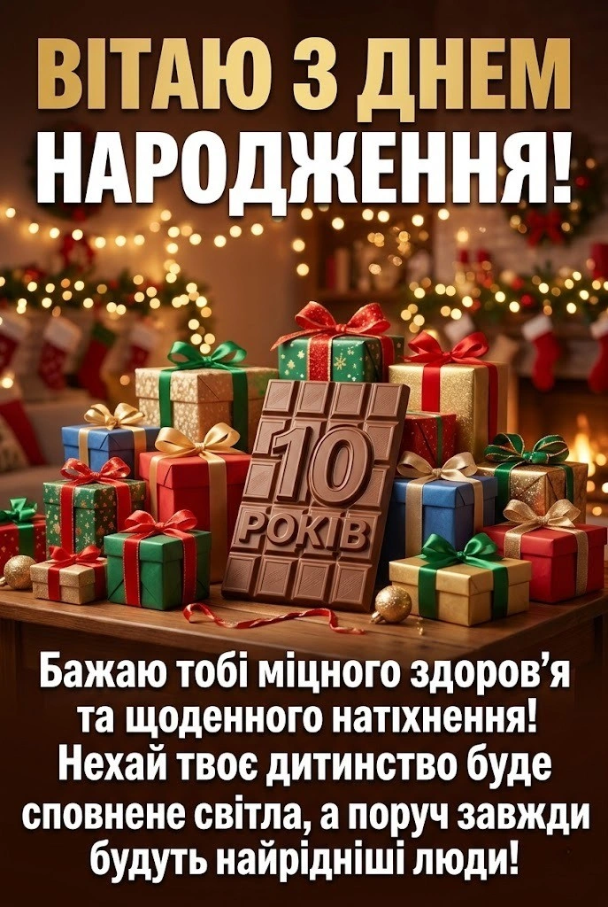Перша «десятка» в житті: вітаємо улюблену внучку зі святом