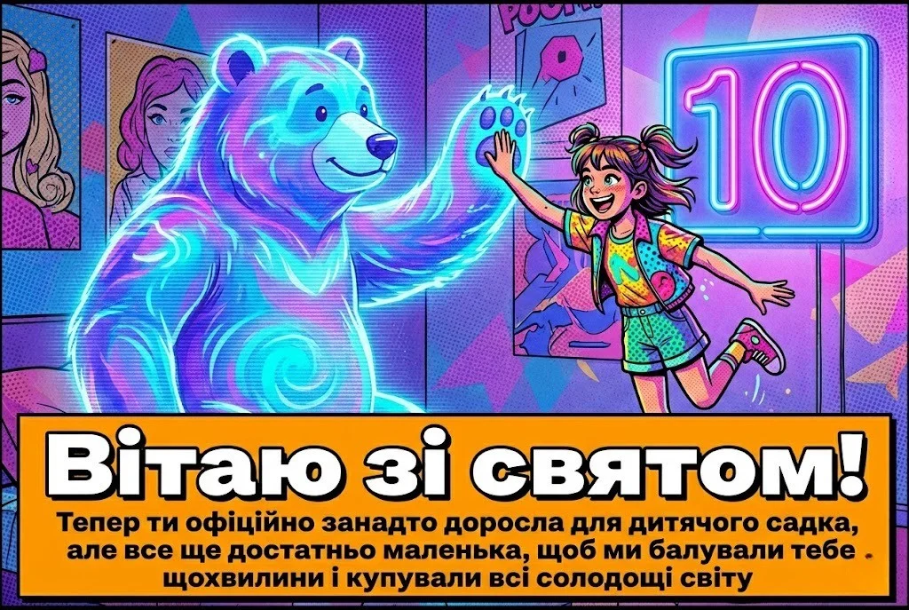 Перша «десятка» в житті: вітаємо улюблену внучку зі святом