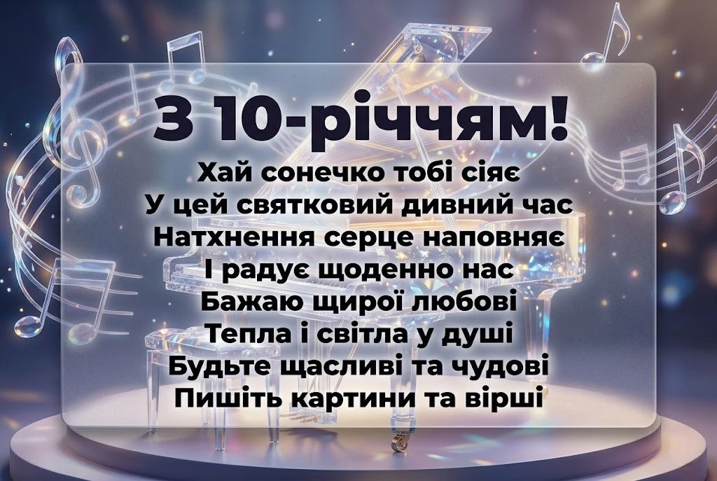 Перша «десятка» в житті: вітаємо улюблену внучку зі святом