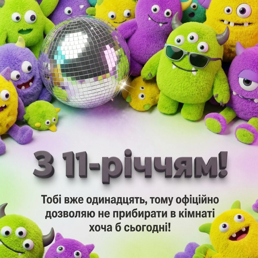 Привітання з 11-річчям дівчинці: щирі слова для доньки, онучки та подруги