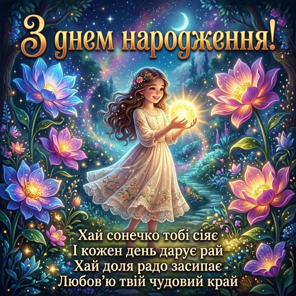 Привітання з 11-річчям дівчинці: щирі слова для доньки, онучки та подруги