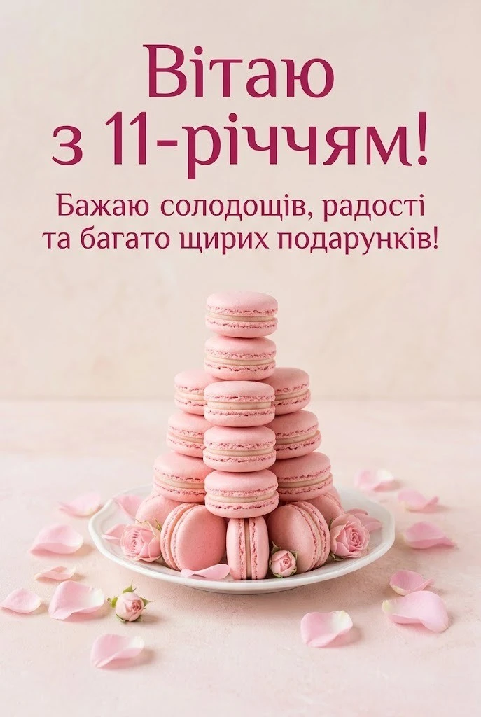 Привітання з 11-річчям дівчинці: щирі слова для доньки, онучки та подруги