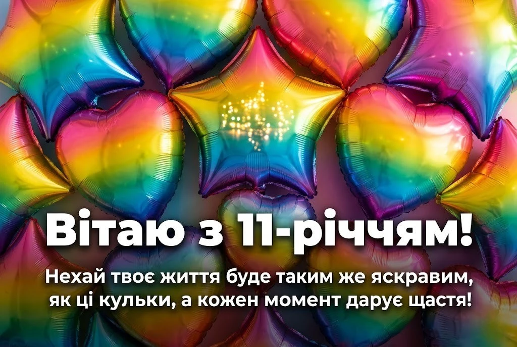 Привітання з 11-річчям дівчинці: щирі слова для доньки, онучки та подруги