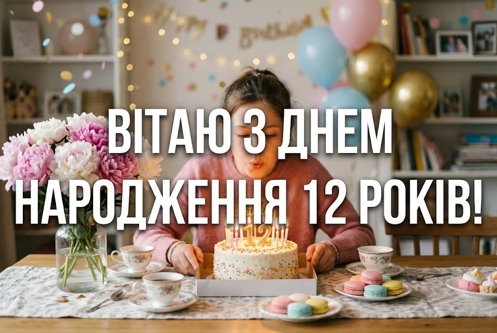 Найкращі привітання з 12-річчям дівчинці: зворушливі слова та яскраві побажання