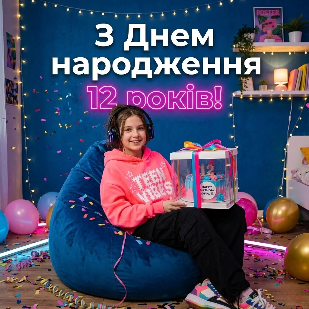 Найкращі привітання з 12-річчям дівчинці: зворушливі слова та яскраві побажання