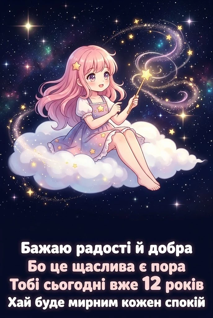 Найкращі привітання з 12-річчям дівчинці: зворушливі слова та яскраві побажання