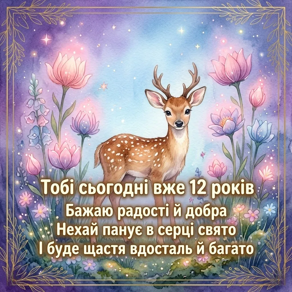Найкращі привітання з 12-річчям дівчинці: зворушливі слова та яскраві побажання
