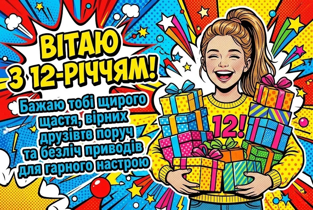 Найкращі привітання з 12-річчям дівчинці: зворушливі слова та яскраві побажання