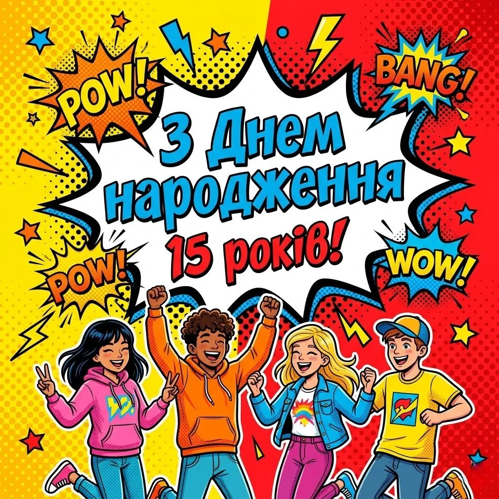 15 років — час великих звершень: вітання для майбутнього лідера