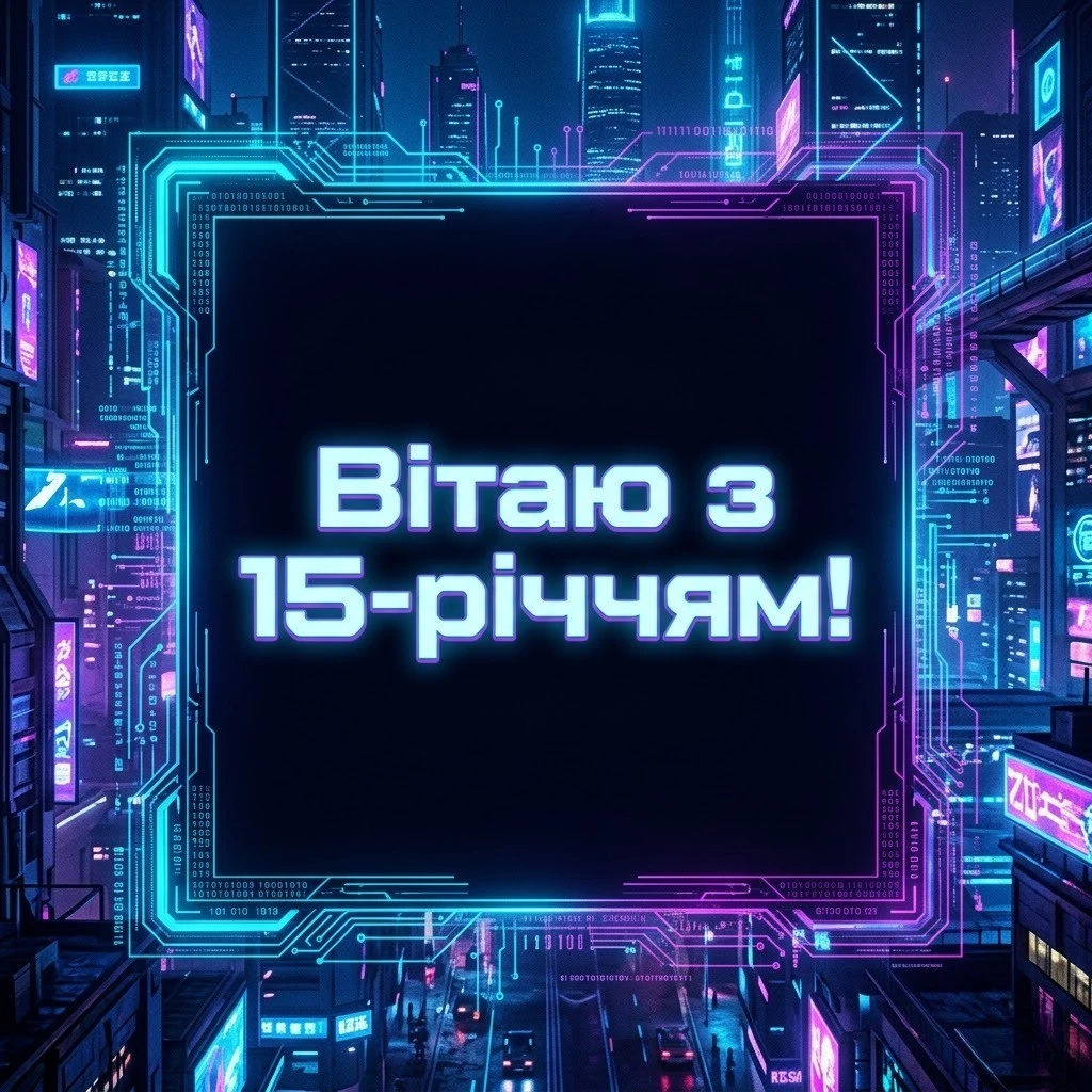 15 років — час великих звершень: вітання для майбутнього лідера