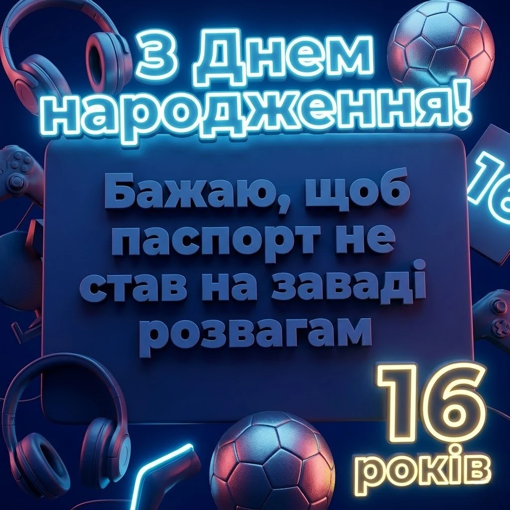 Щирі вітання з 16-річчям сину: від емоційних слів мами до настанов батька