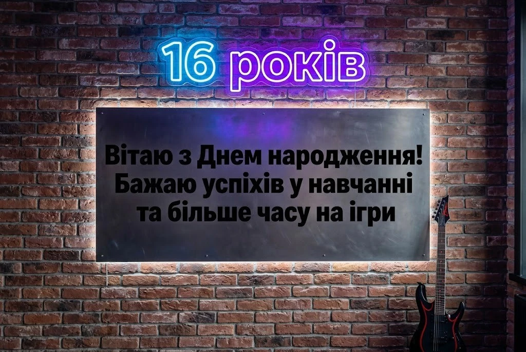 Щирі вітання з 16-річчям сину: від емоційних слів мами до настанов батька