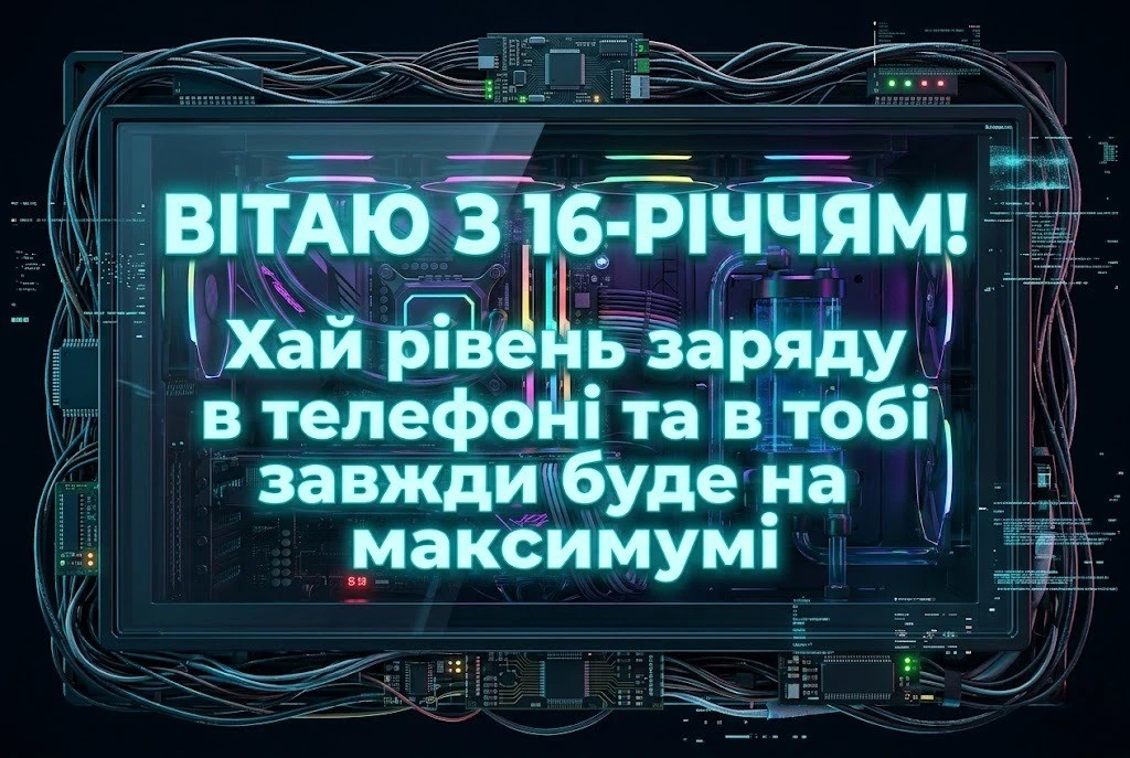 Щирі вітання з 16-річчям сину: від емоційних слів мами до настанов батька