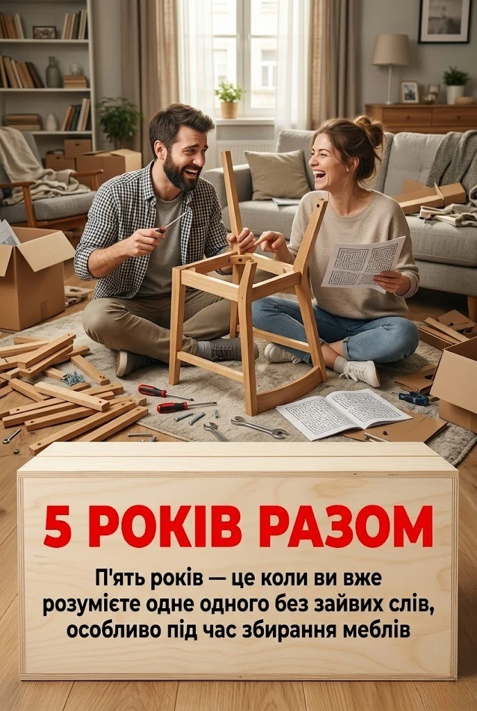 З дерев’яним весіллям! 5 років спільного щастя у віршах та прозі