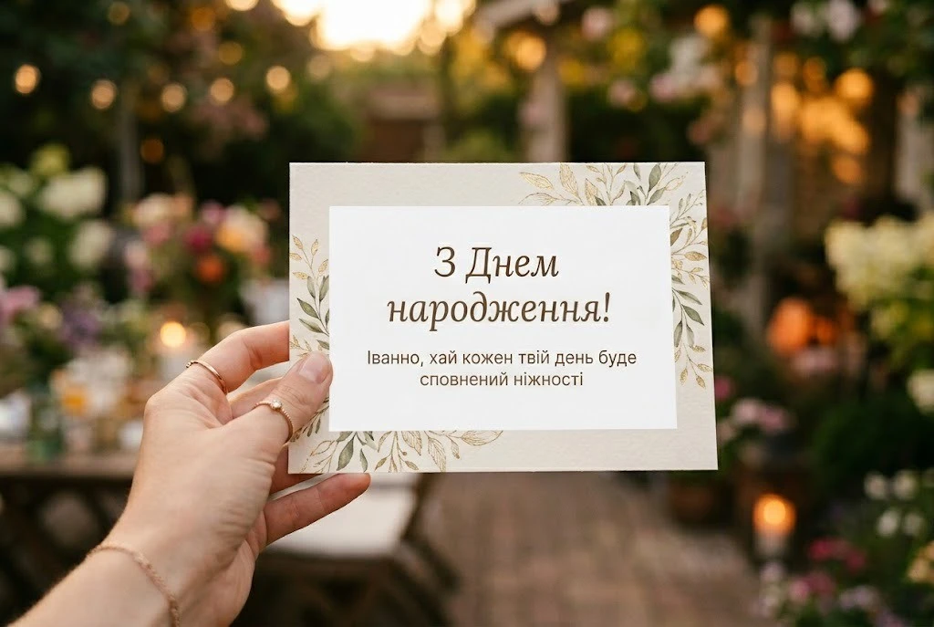 Привітання для Іванни: щирі побажання у прозі та красиві картинки до свята