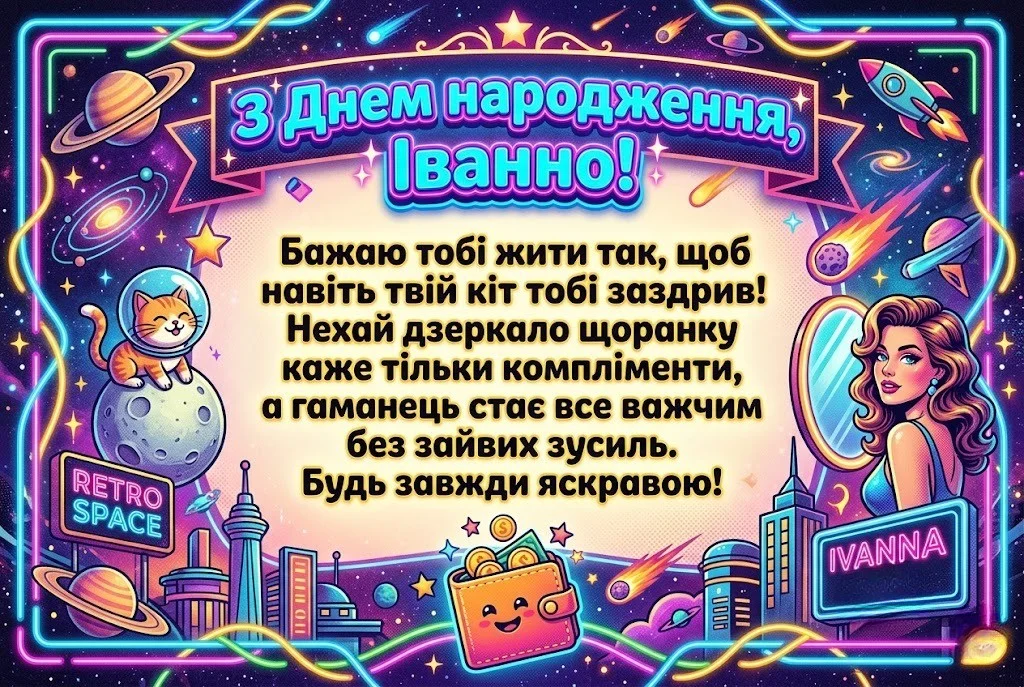 Привітання для Іванни: щирі побажання у прозі та красиві картинки до свята