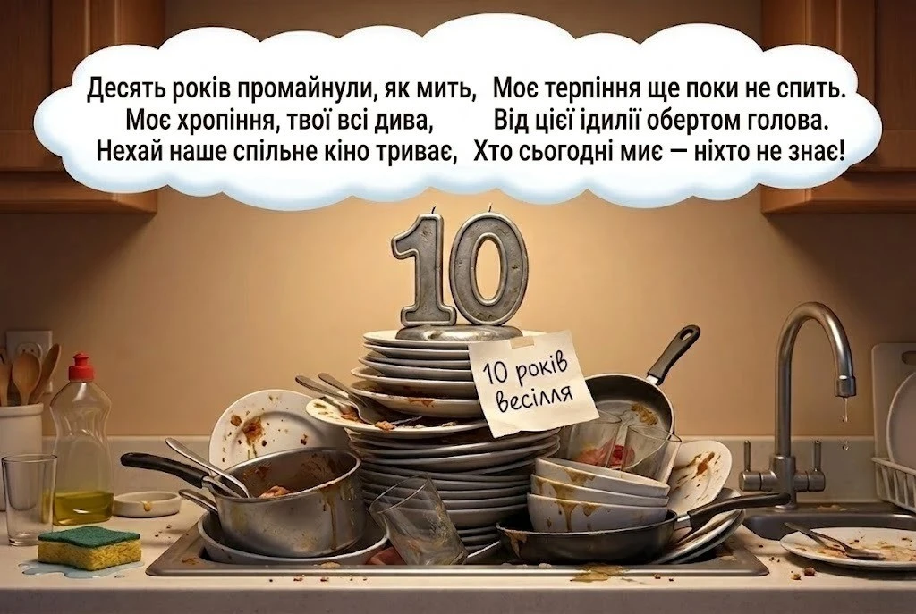 10 років весілля: привітання своїми словами, що торкаються серця