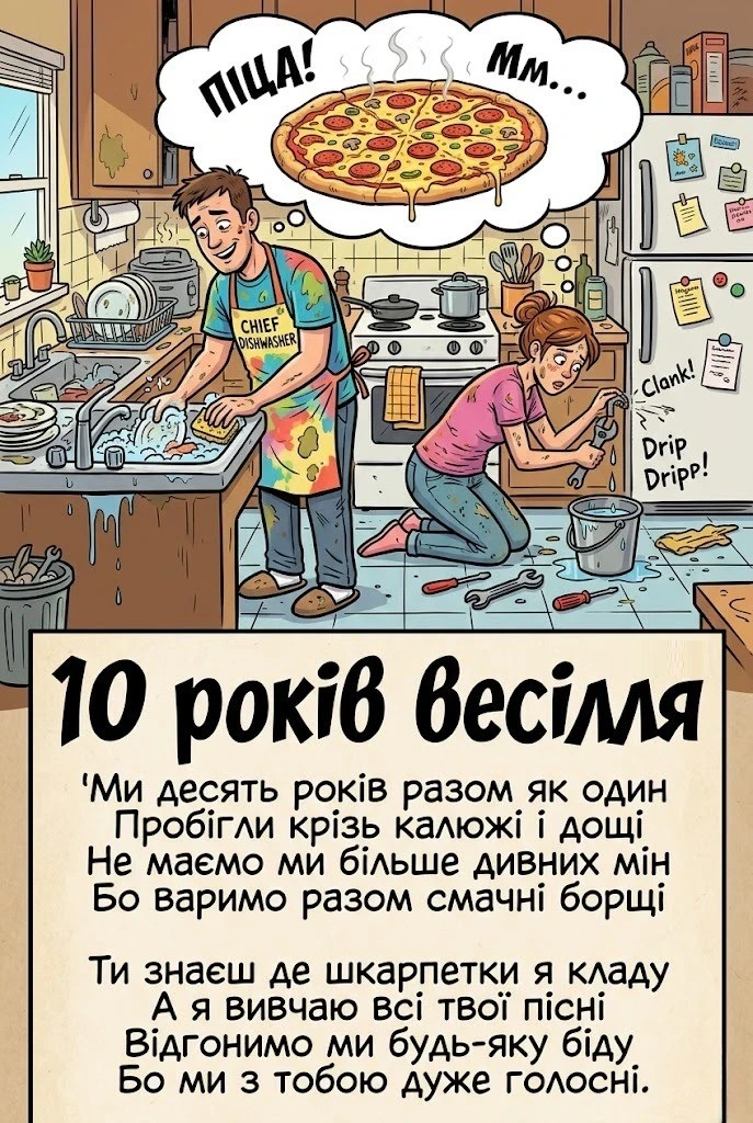 10 років весілля: привітання своїми словами, що торкаються серця