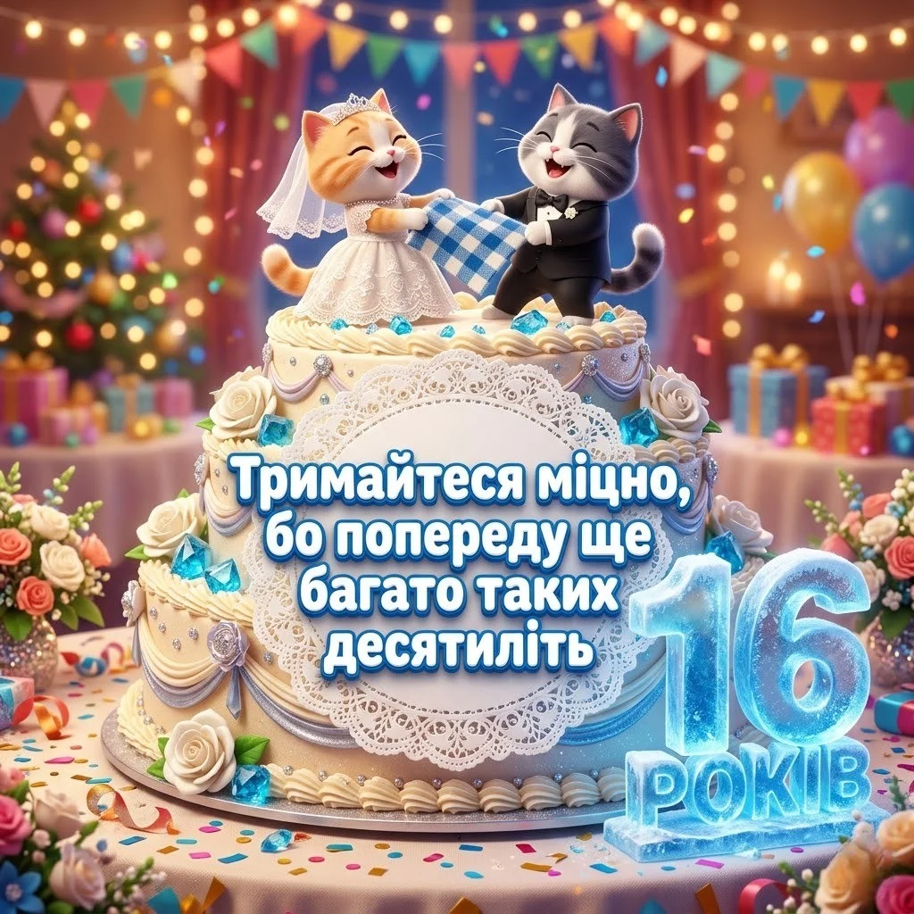 Топазова річниця: підбірка натхненних привітань до 16-річчя шлюбу
