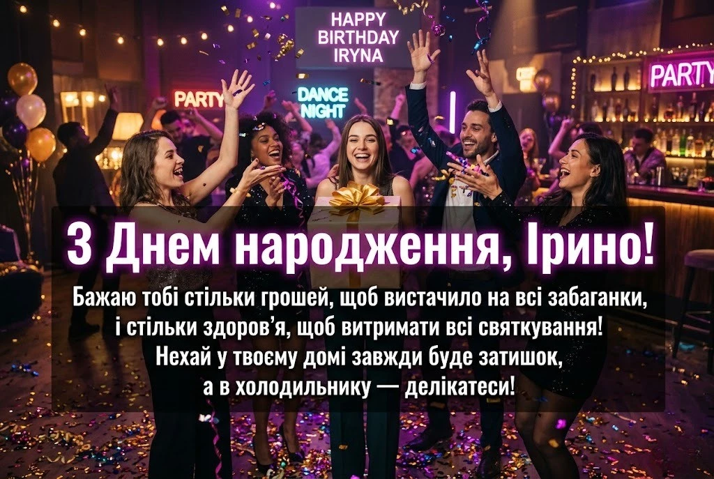З днем народження, Іринко: натхнення та гармонія у кожному слові