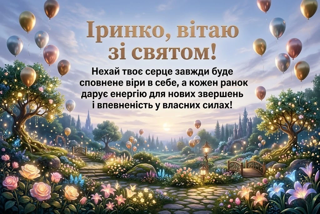 З днем народження, Іринко: натхнення та гармонія у кожному слові