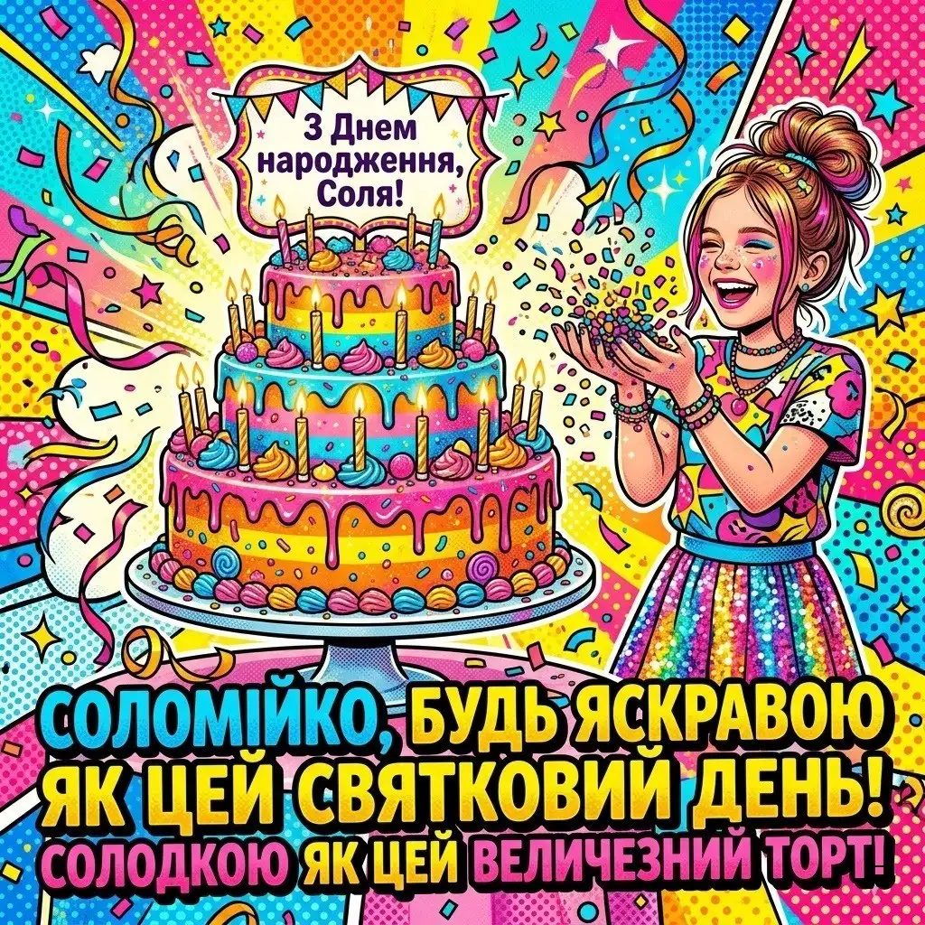 Соломійка святкує: щирі вітання, що торкаються самого серця