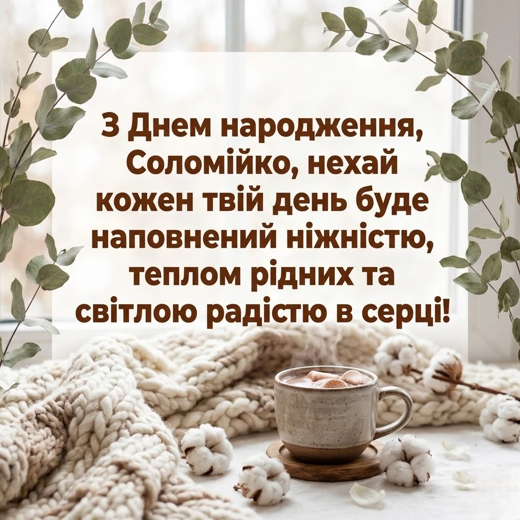Соломійка святкує: щирі вітання, що торкаються самого серця