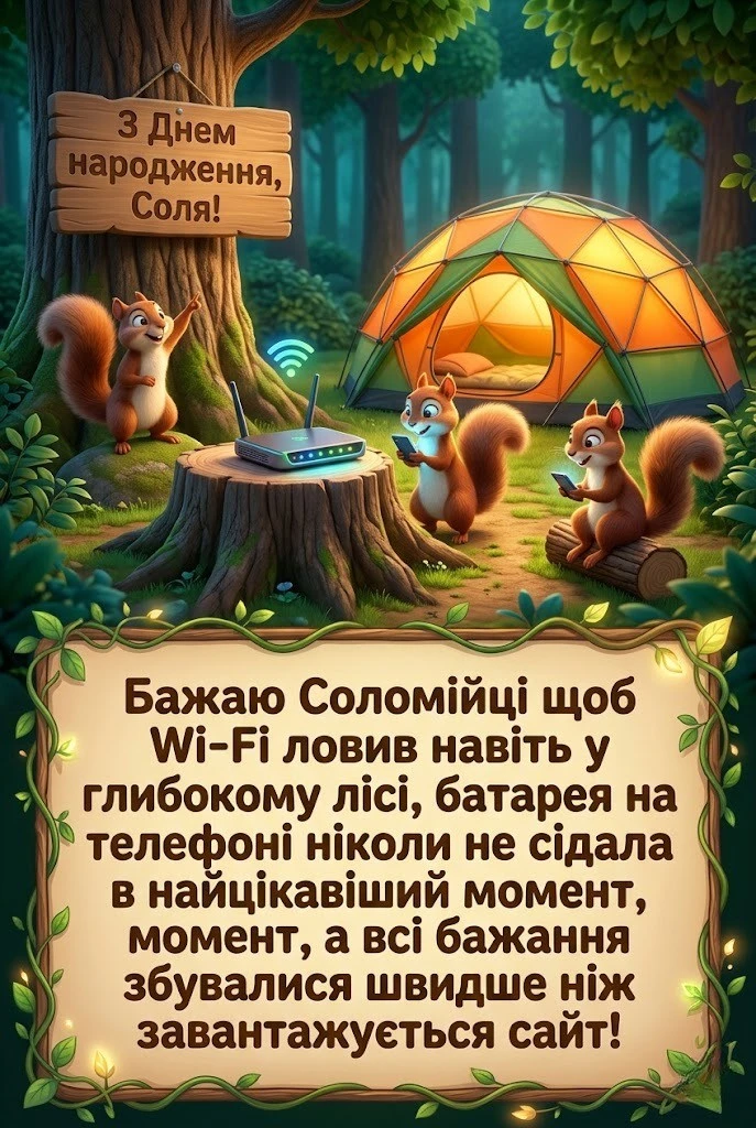 Соломійка святкує: щирі вітання, що торкаються самого серця