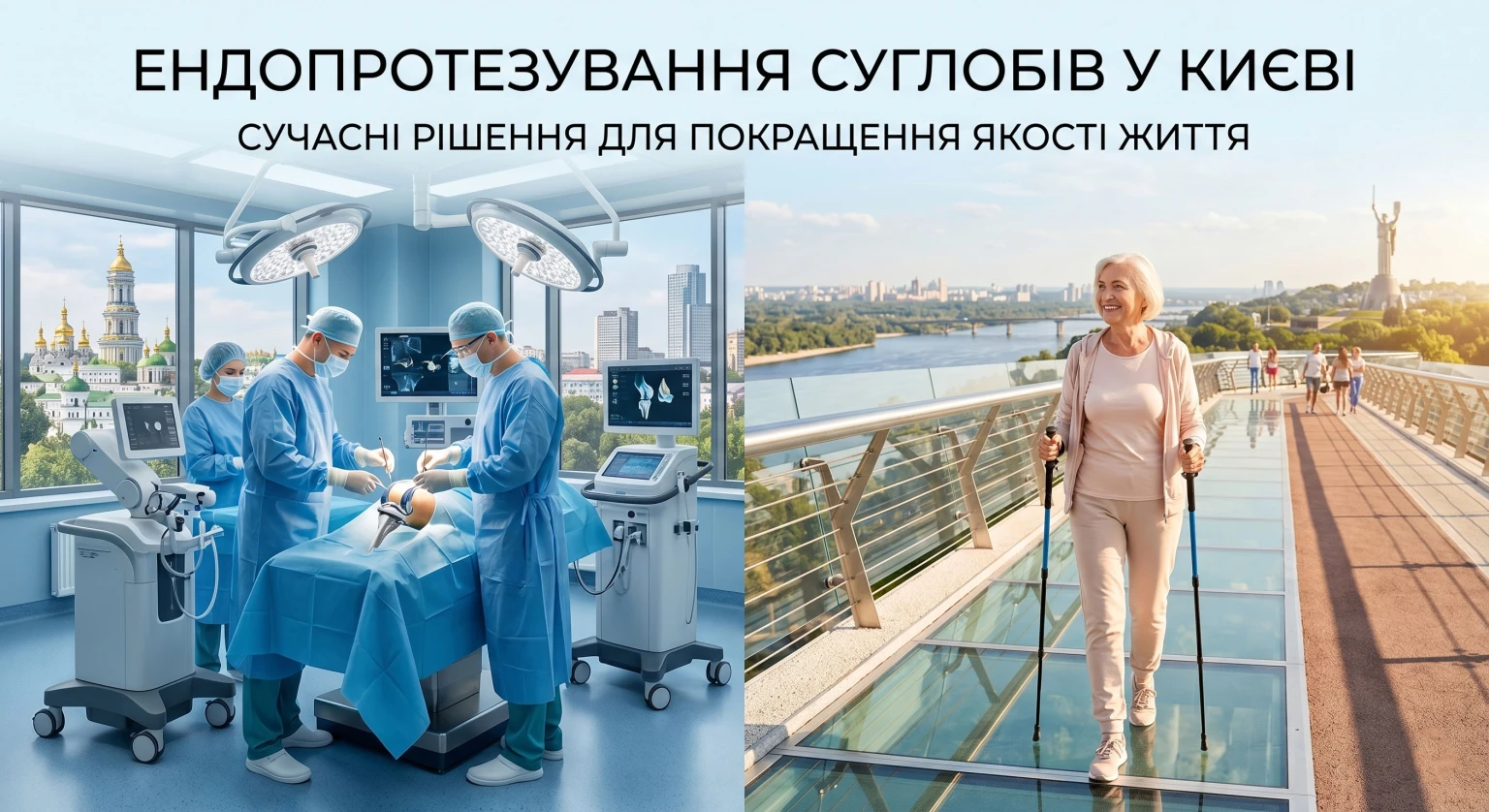Ендопротезування суглобів у Києві: сучасні рішення для покращення якості життя