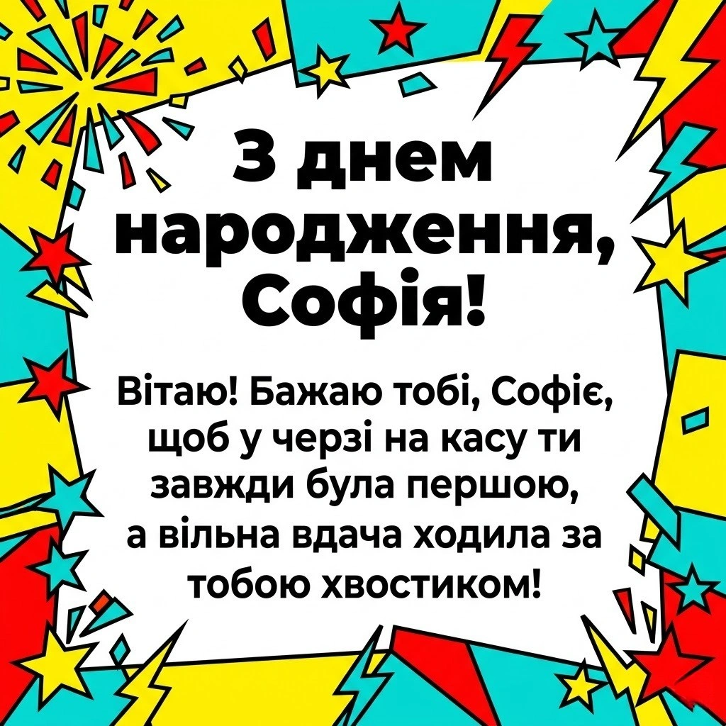 З днем народження, Софійко! Щирі побажання для неймовірної іменинниці