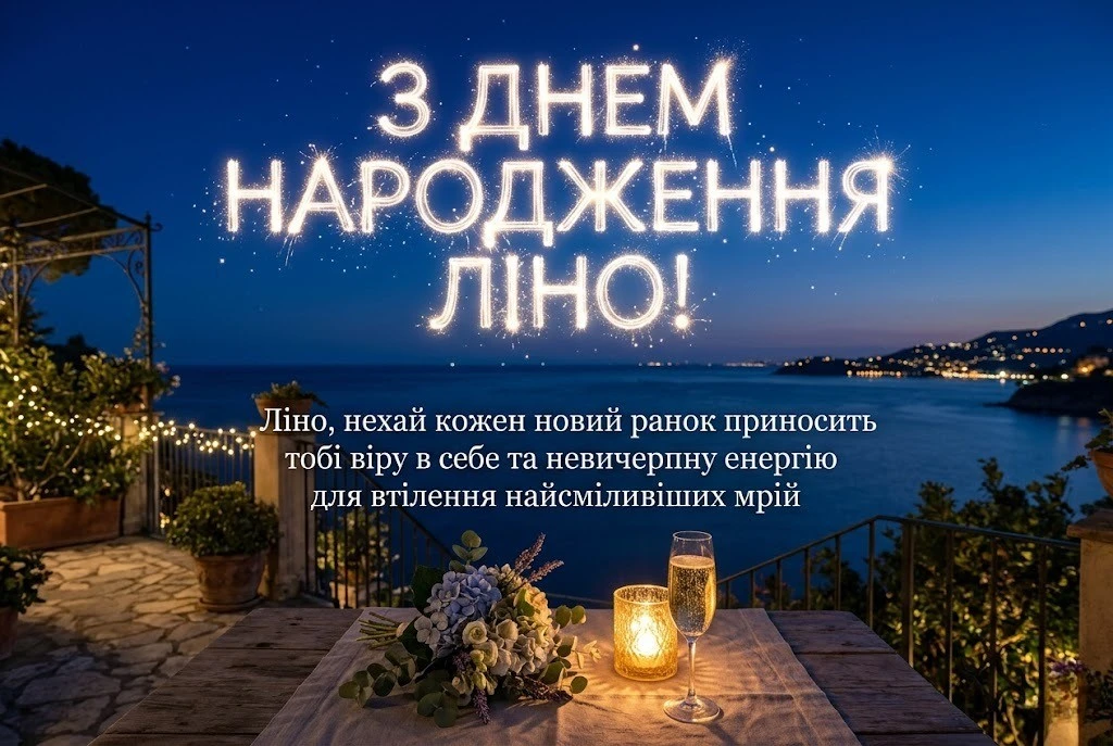Оригінальні та красиві привітання з днем народження для Ліни