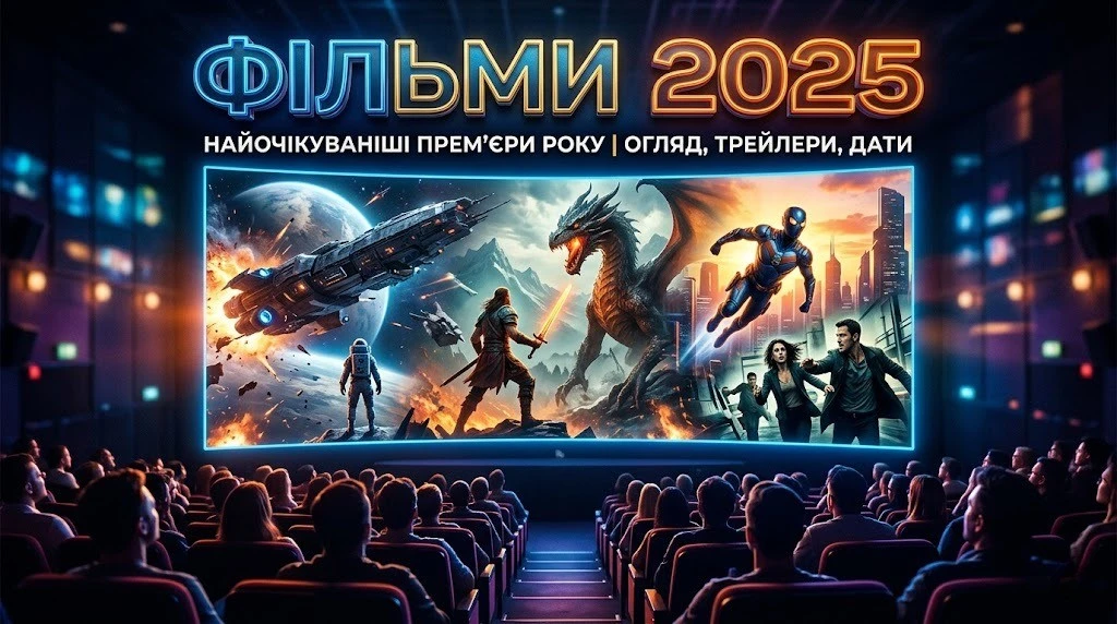 Найповніший список фільмів 2025: Трейлери, дати, сюжети