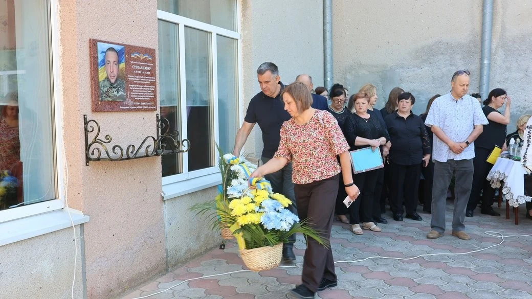 У Жизномирі увічнили пам’ять полеглого воїна Степана Хавара