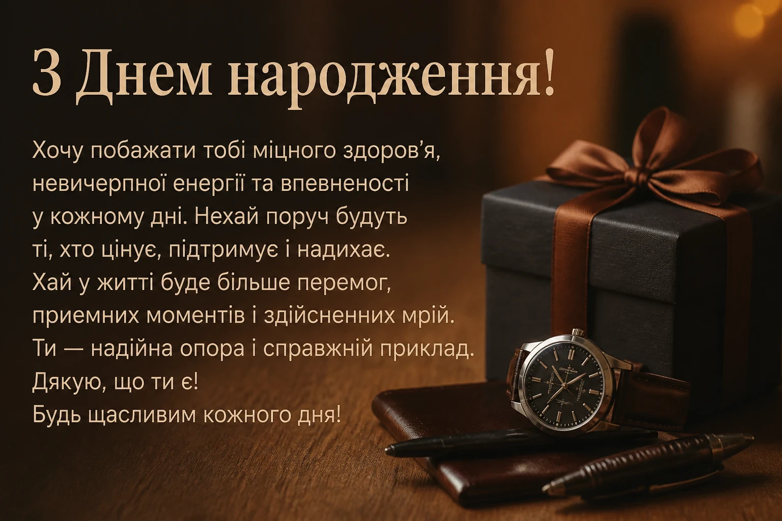 Привітання з днем народження чоловіку своїми словами