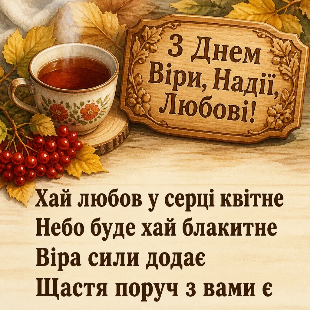 віра надія любов