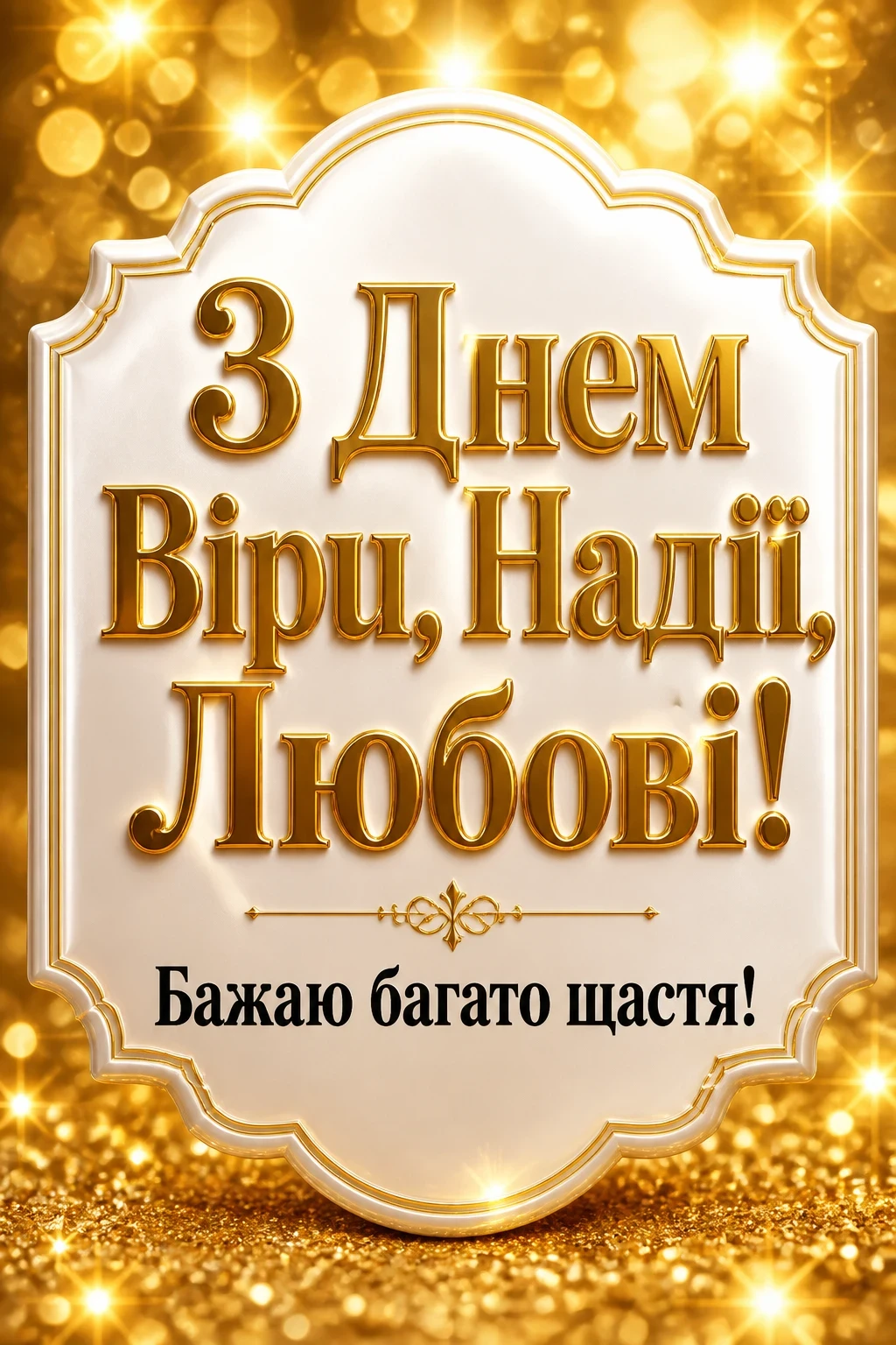 віра надія любов