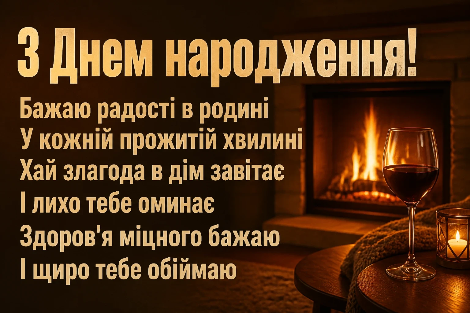привітання кума з днем народження своїми словами