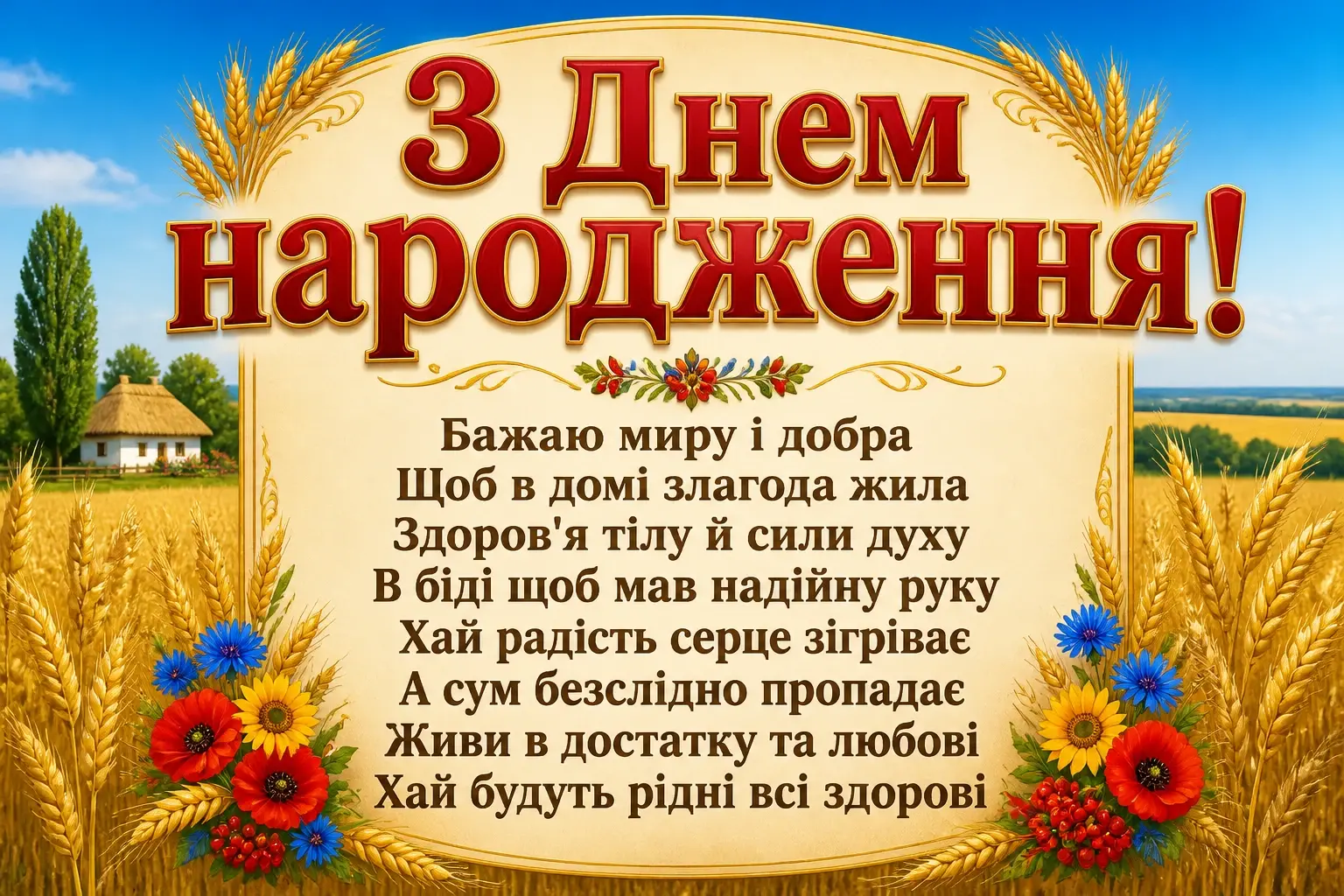 привітання кума з днем народження своїми словами