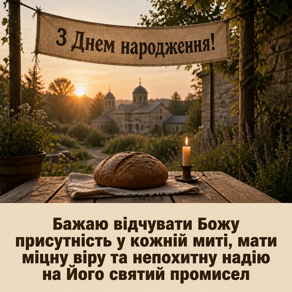 християнські привітання з днем народження своїми словами, до сліз