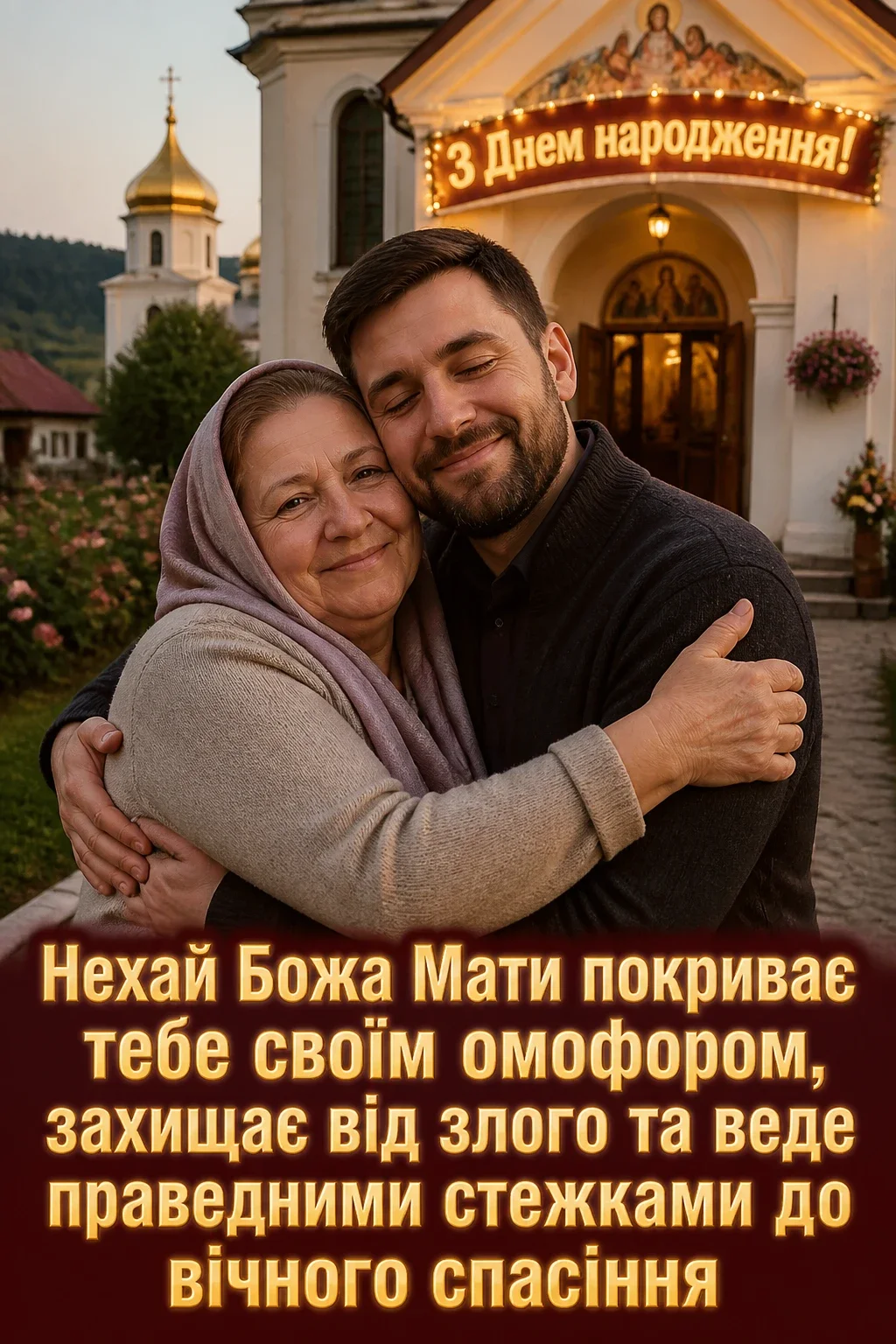 християнські привітання з днем народження своїми словами, до сліз