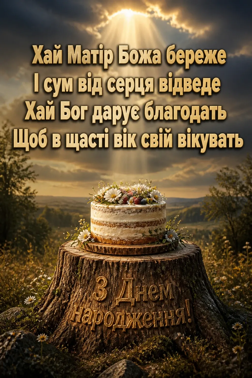 християнські привітання з днем народження своїми словами, до сліз