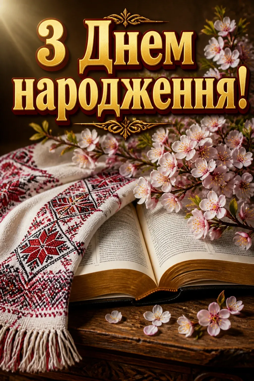 християнські привітання з днем народження своїми словами, до сліз