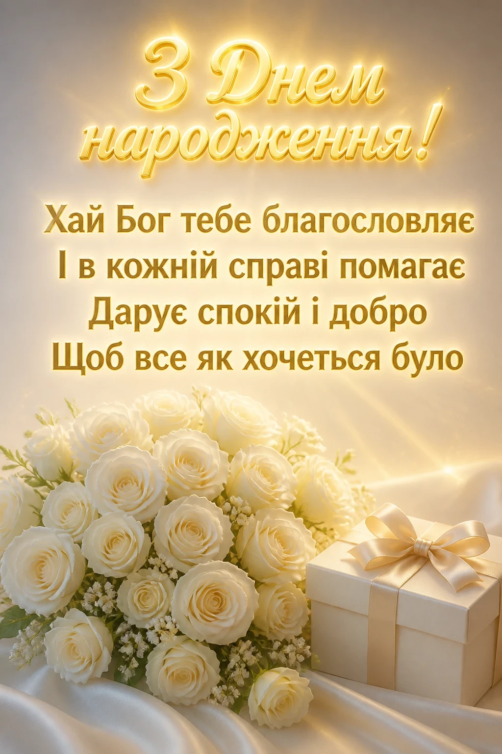 християнські привітання з днем народження своїми словами, до сліз