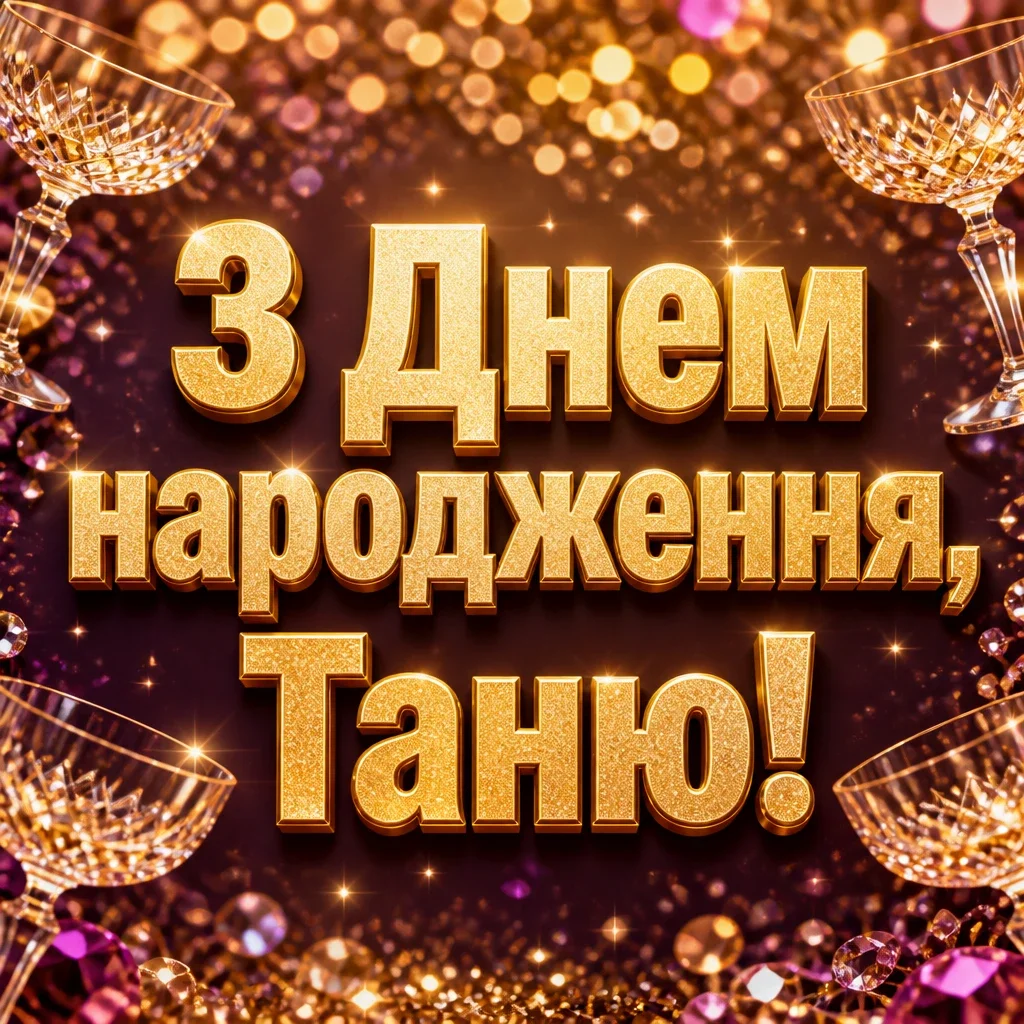 з днем народження таня