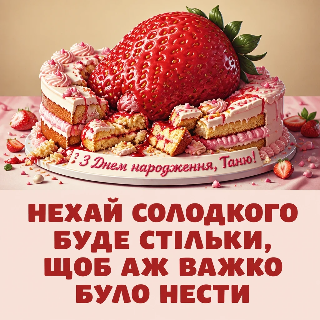 з днем народження таня